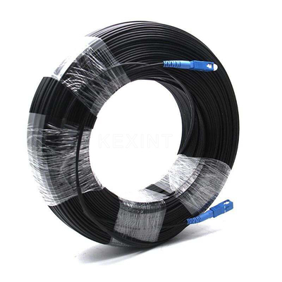 Pre Connectorized Ftth Fiber Optic Drop Cable Patch Cord Sc Upc Apc 1 2 Core