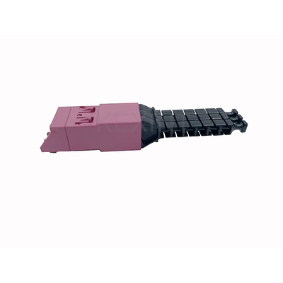 KEXINT ELiMENT MDC 3 Port Adapter Mmultimode Heather Violet With 3 Dust Plugs Match MDC Patch Cord