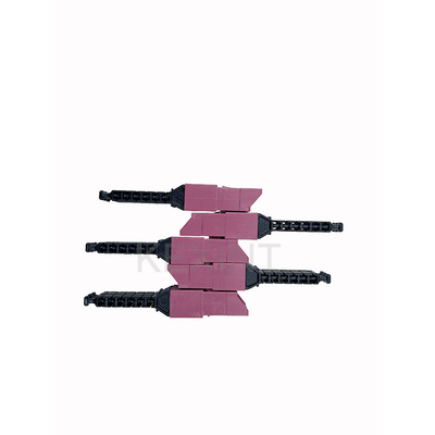 KEXINT ELiMENT MDC 3 Port Adapter Mmultimode Heather Violet With 3 Dust Plugs Match MDC Patch Cord
