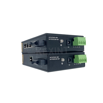 KEXINT Gigabit 1 Optical Port 4 Electrical Port Industrial (POE) Transceiver Media Converter